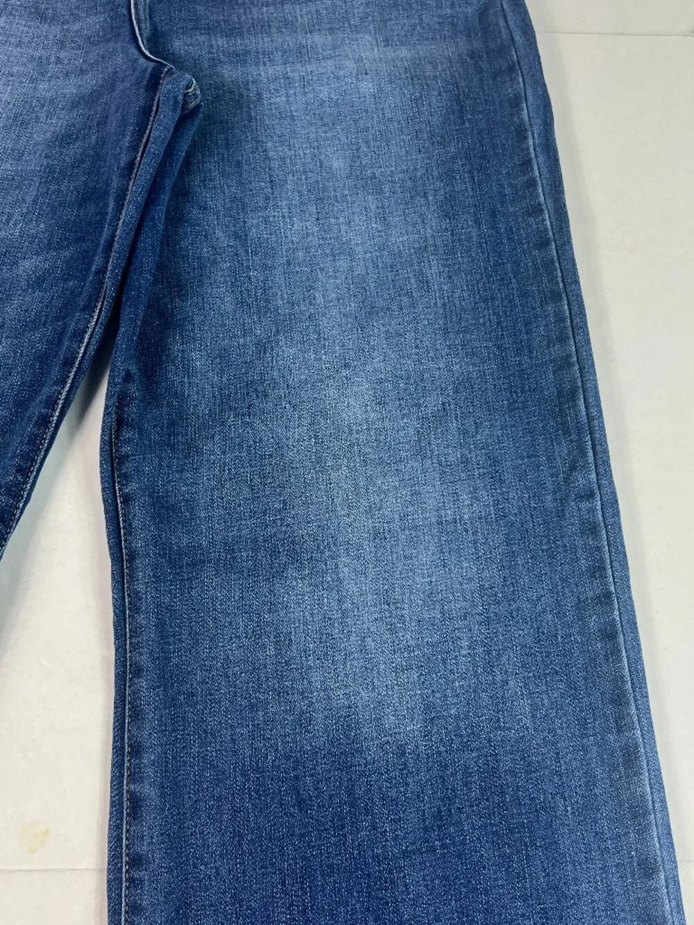 KanCan Jeans Junior's 31x31* Celine High Rise Wide Leg Blue Stretch Denim Tag 13
